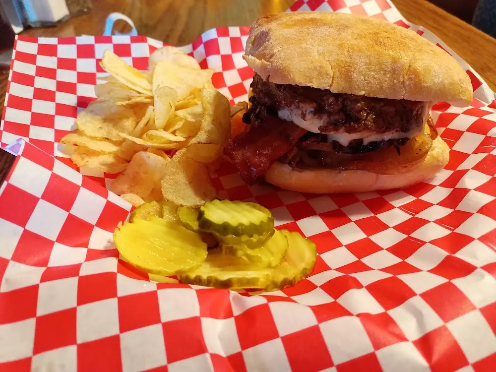 Mushroom Swiss Burger